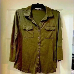 Mesh & Lace Brand Large in Olive